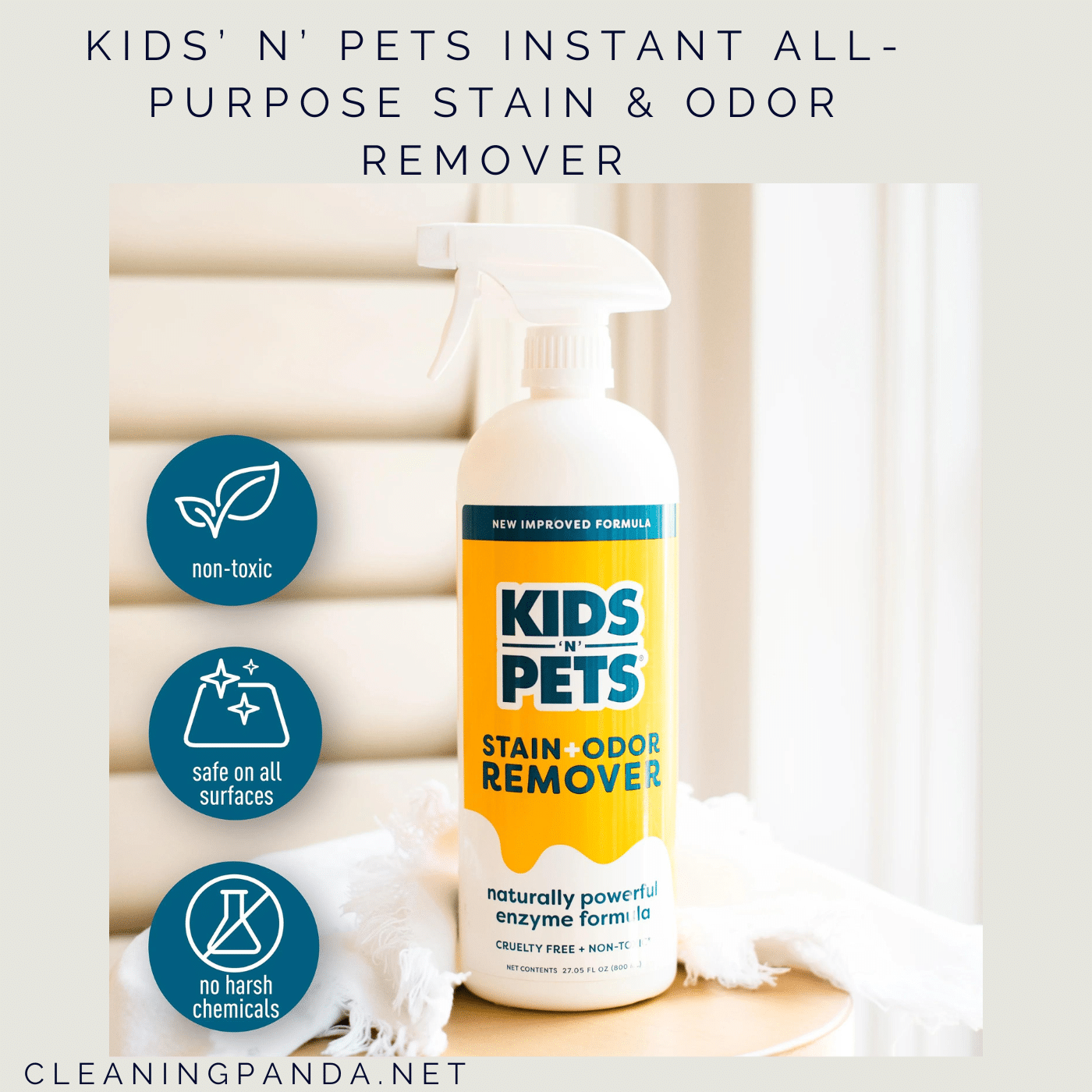 Kids’ N’ Pets Instant All-Purpose Stain & Odor Remover