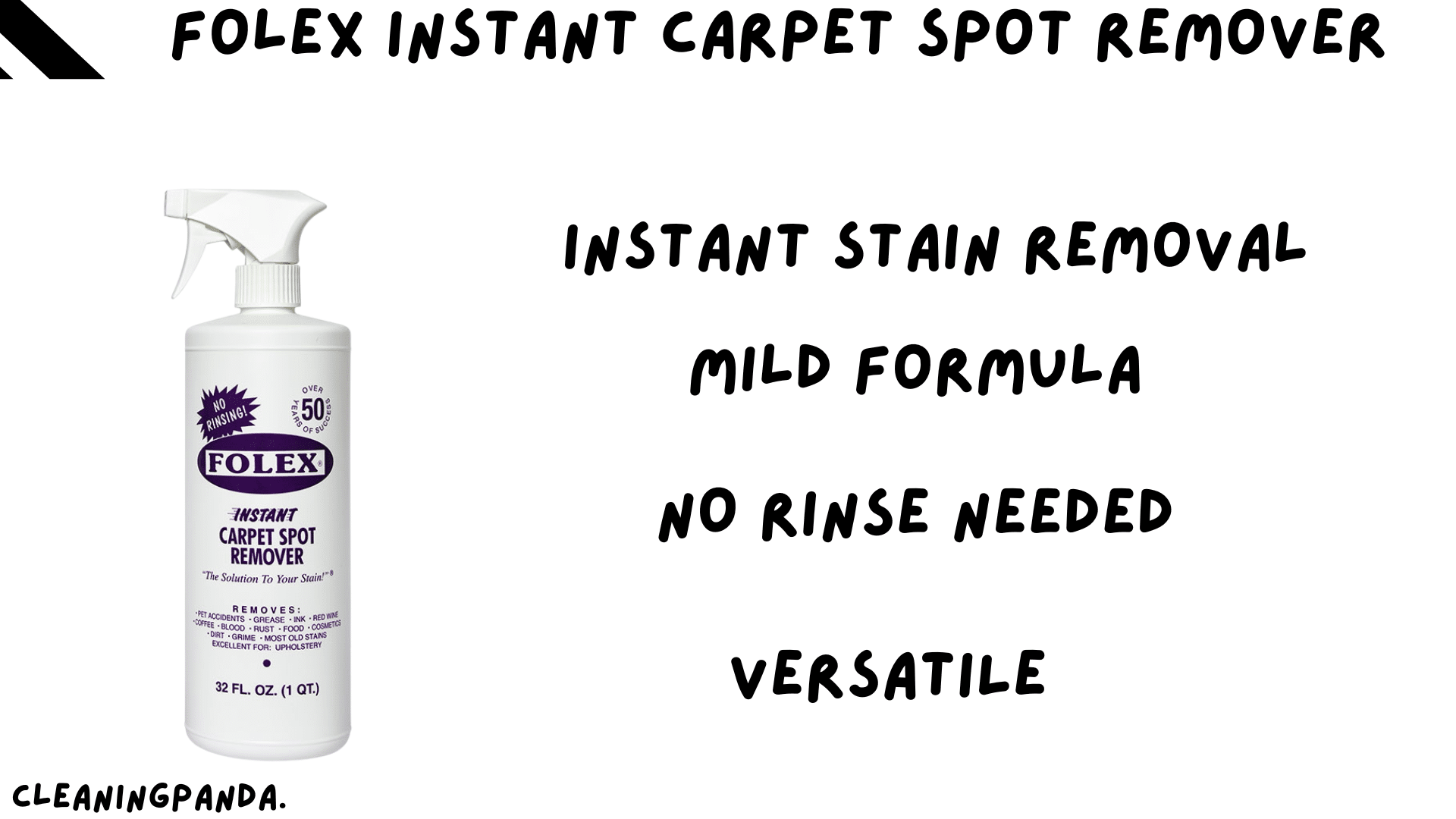 Folex instant carpet spot cleaner