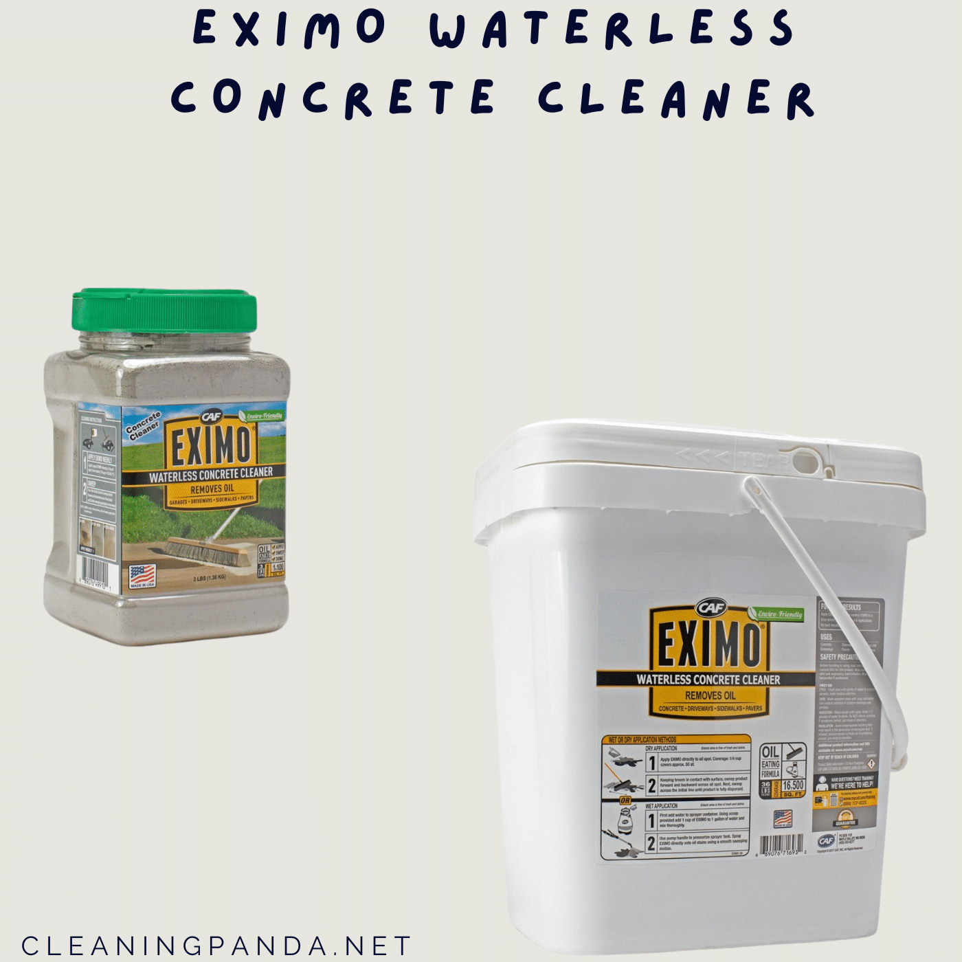 Eximo Waterless Concrete Cleaner