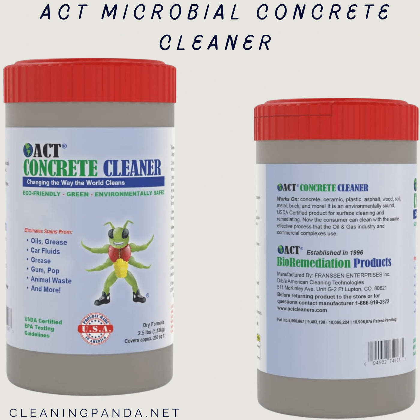 Act Microbial Concrete Cleaner