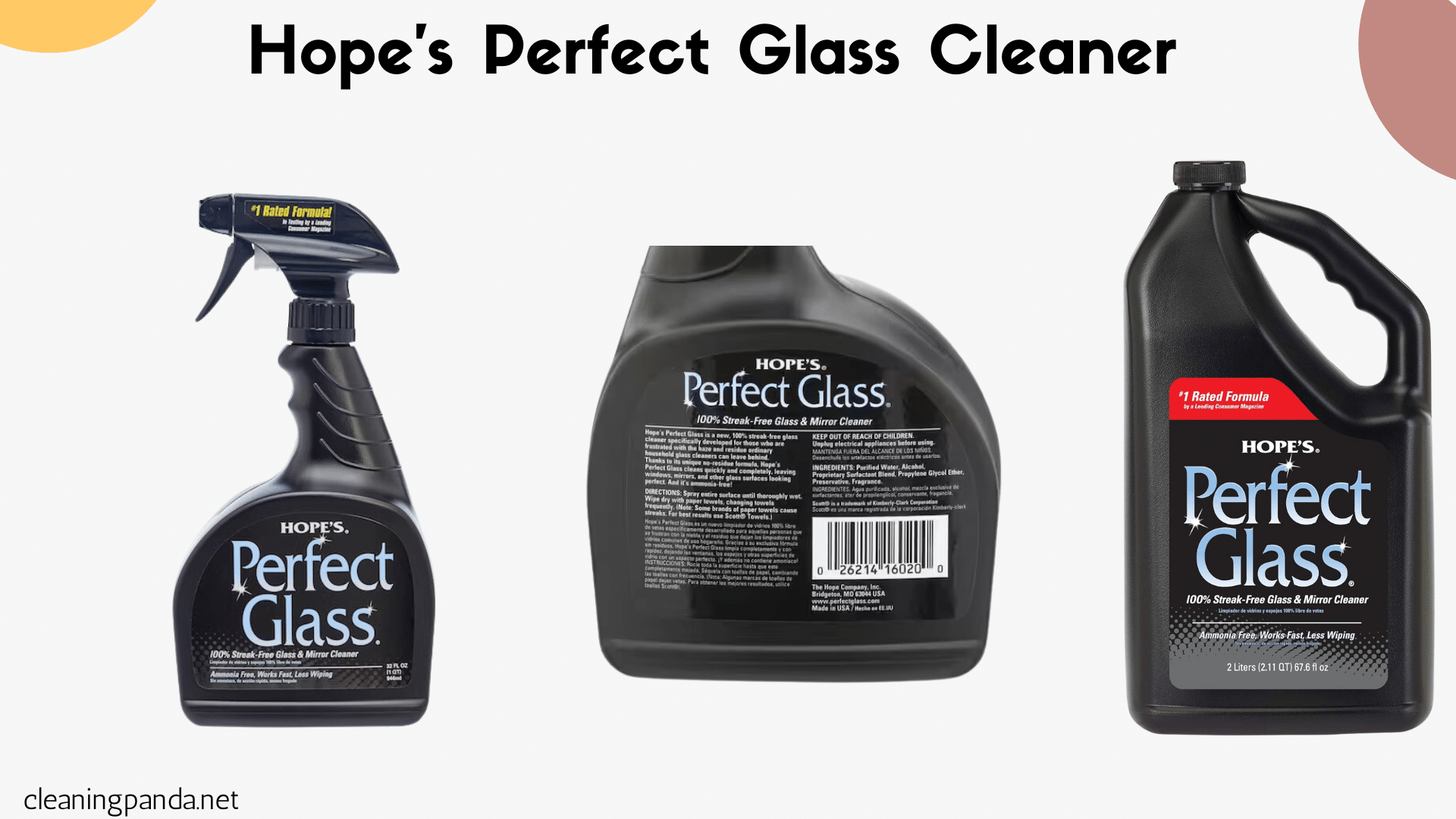 Hope’s Perfect Glass Cleaner