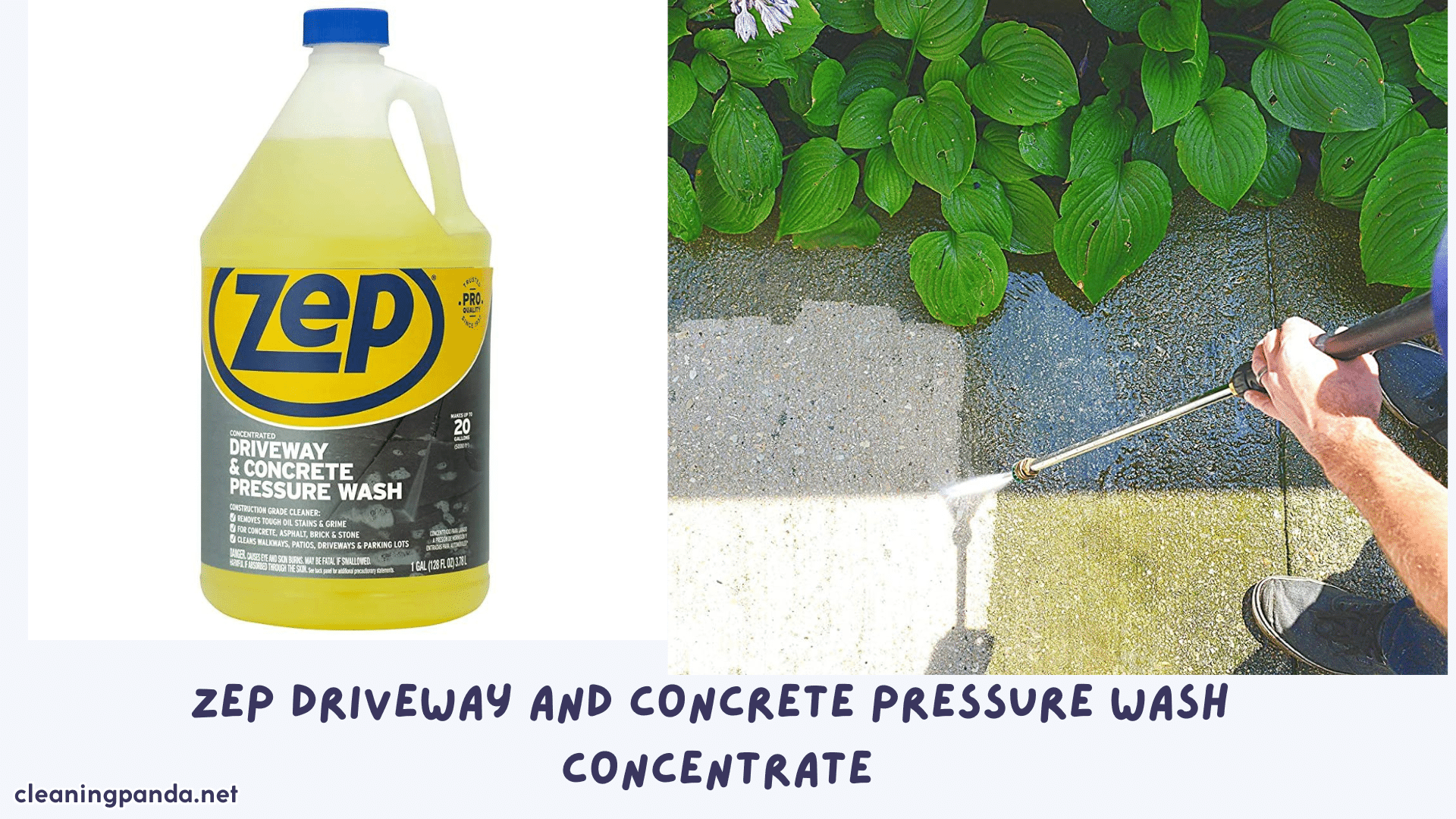 Zep Driveway and Concrete Pressure Wash Concentrate