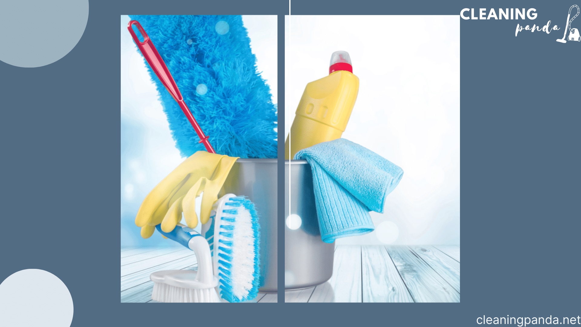 a bathroom cleaner bucket